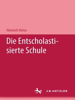 cover image of Die entscholastisierte Schule